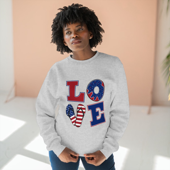 Patriotic Love Long-Sleeve Tee