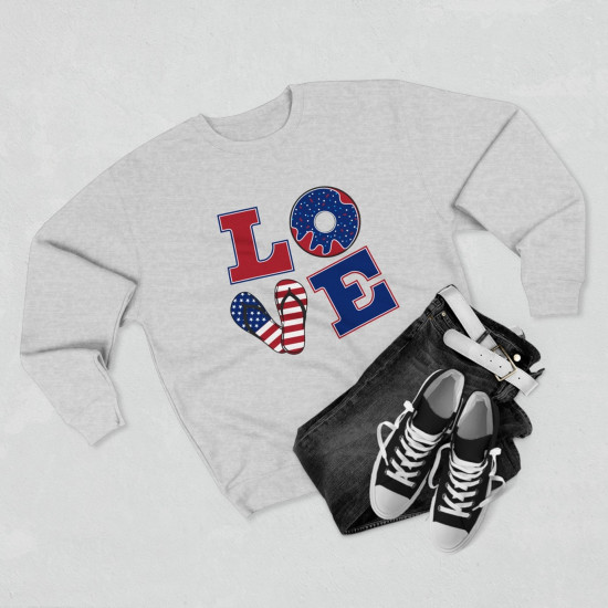 Patriotic Love Long-Sleeve Tee